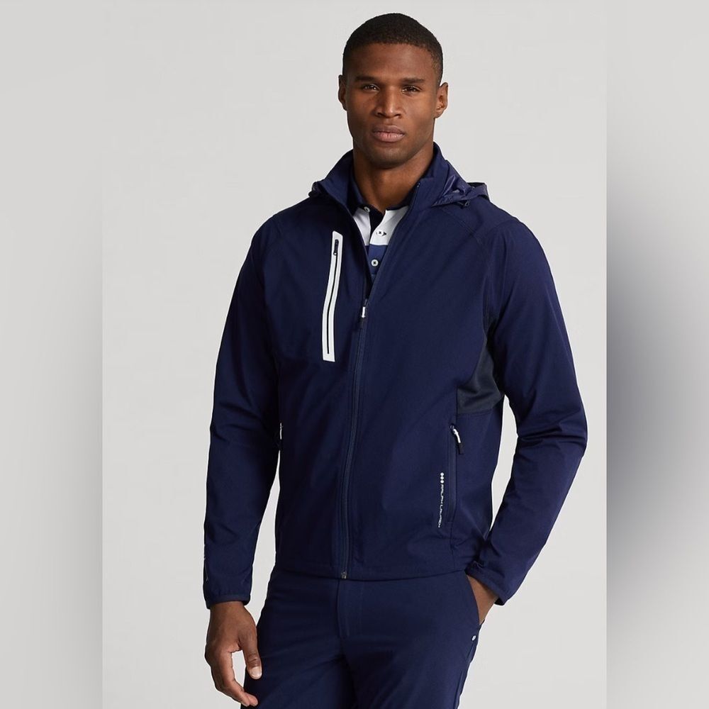 RLX Ralph Lauren Men's Navy Windbreaker Jacket size XL